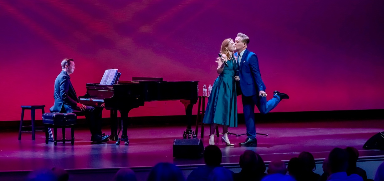 Jared and Lindsay Bradshaw on stage