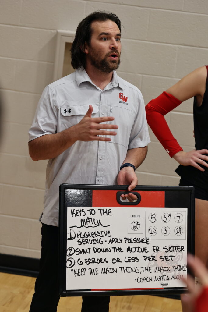 Volleyball coach Alex game