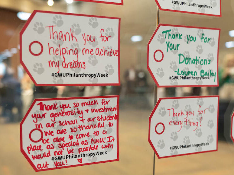 handwritten cards of thanks