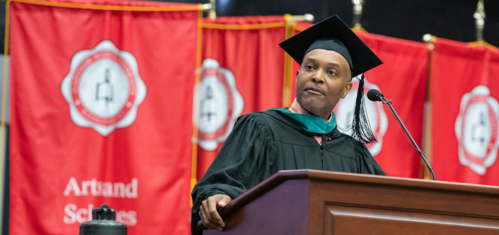 TUG Commencement Patrick Woody Speaker