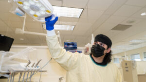 Ulises Martinez in dental clinic