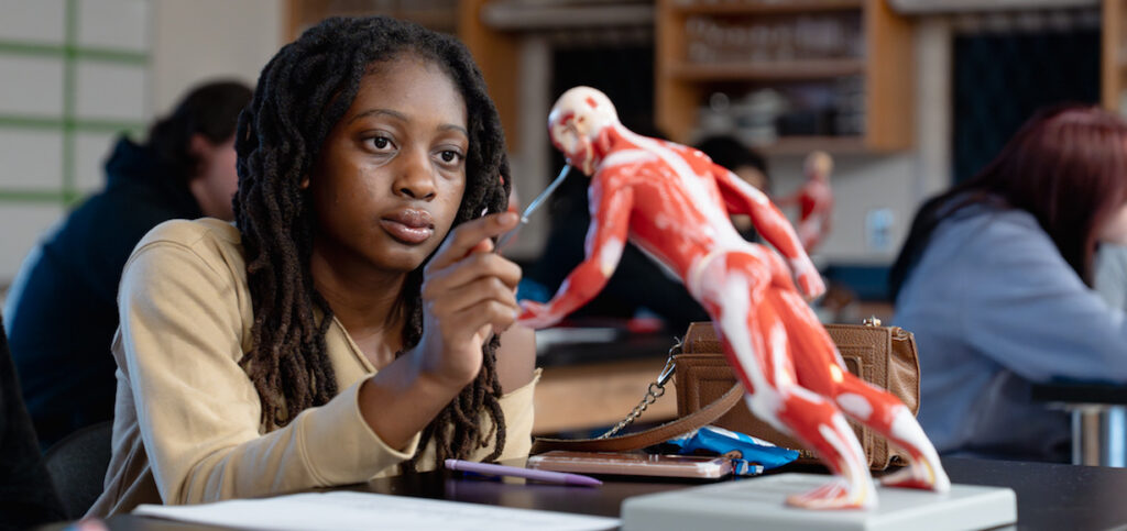 Iymani Coleman gained specialized knowledge through the medical terminology course.