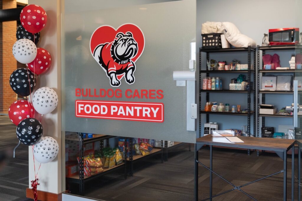 Bulldog Cares Pantry entrance