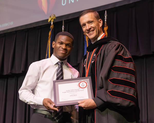 Scholarship Winner Fall Convocation