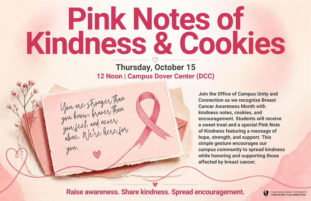 Breast Cancer Kindness Notes and Cookies .. TV Poster edited