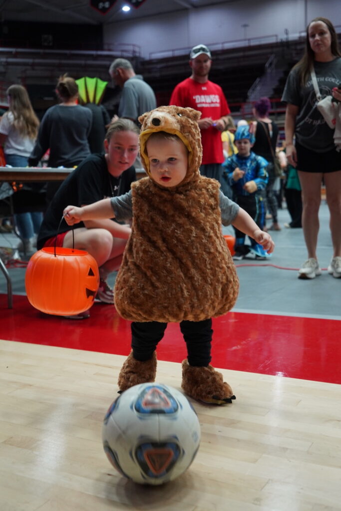 Octoberfest child playing game